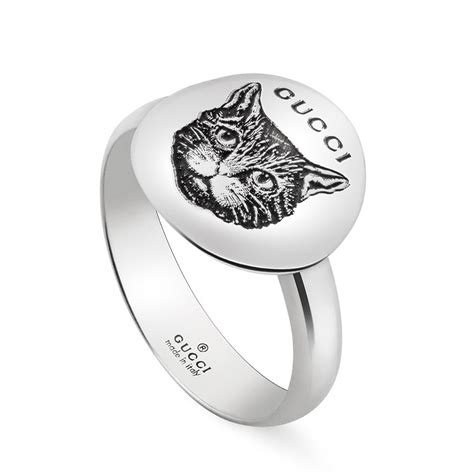 gucci feline ring replica|blind for love gucci earrings.